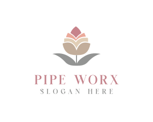 Flower Spa Cosmetics  logo design