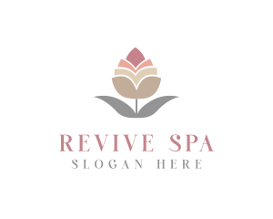 Flower Spa Cosmetics  logo design