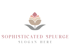 Flower Spa Cosmetics  logo design