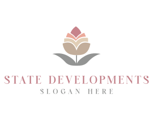 Flower Spa Cosmetics  logo design