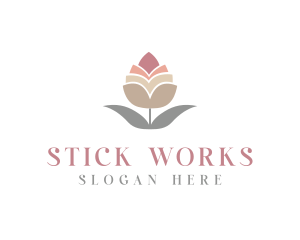 Flower Spa Cosmetics  logo design