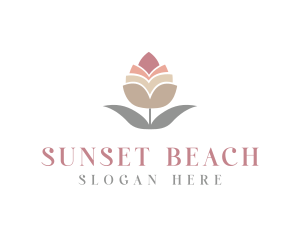 Flower Spa Cosmetics  logo design