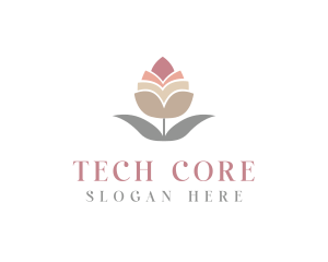 Flower Spa Cosmetics  logo design