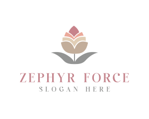 Flower Spa Cosmetics  logo design