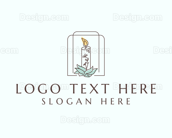 Scented Floral Candle Logo