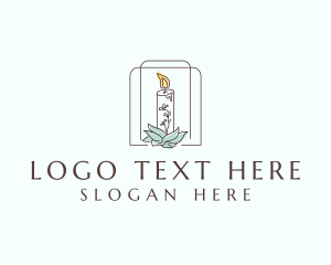 Scented Floral Candle  logo