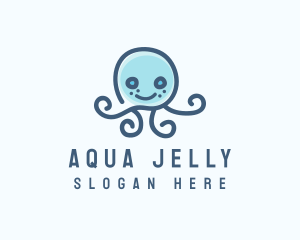 Happy Aquatic Jellyfish logo