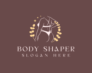 Sexy Woman Body Lingerie logo design