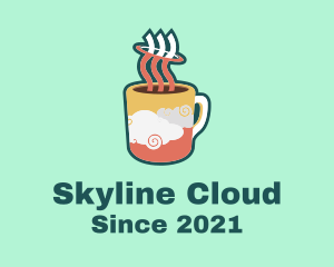 Hot Mug Clouds logo design