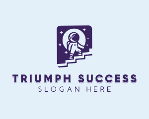 Stairs Moon Leadership logo design