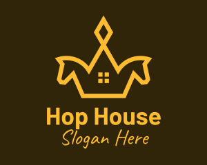 Horse Crown House logo design