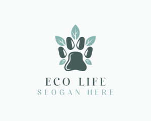 Eco Paw Veterinary logo design