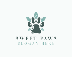 Eco Paw Veterinary logo design