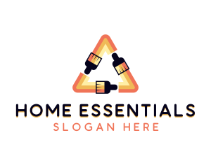 Painting Home Renovation logo design