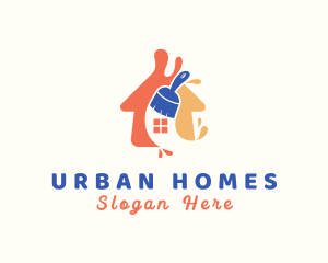 House Apartment Paint logo
