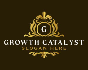 Elegant Decorative Crest Logo