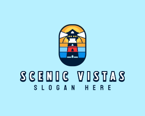 Coastal Beacon Lighthouse logo