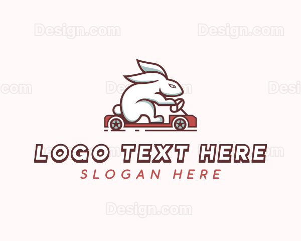 Rabbit Delivery Driver Logo