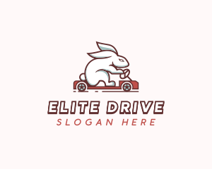 Rabbit Delivery Driver logo design