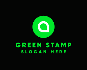 Green Pin Locator logo design