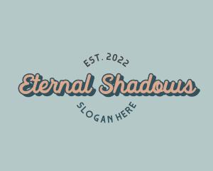 Retro Fashion Wordmark logo design