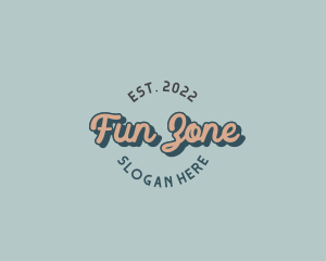 Retro Fashion Wordmark logo design