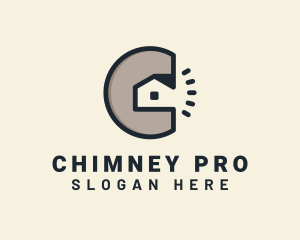 Home Builder Letter C logo design