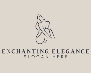 Flawless Woman Model logo design