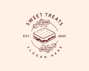 Sweet Dessert Smores logo design