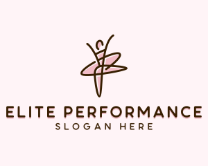 Ballerina Dancer Ballet logo