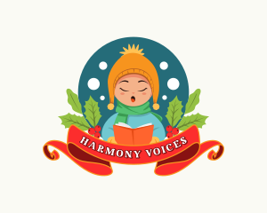 Christmas Holiday Caroler  logo