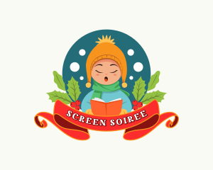 Christmas Holiday Caroler  logo design