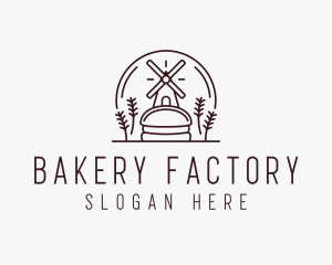 Windmill Wheat Bakery logo design