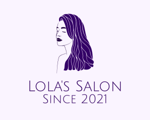 Violet Beauty Salon logo design