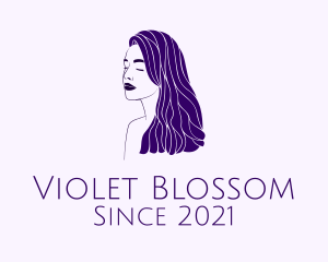 Violet Beauty Salon logo design