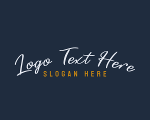 Cursive Generic Wordmark Logo