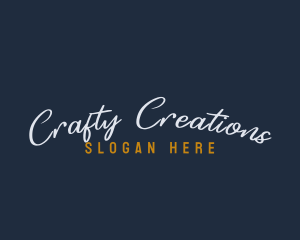 Cursive Generic Wordmark logo design