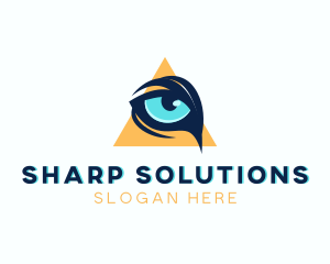 Animal Eye Lens logo design