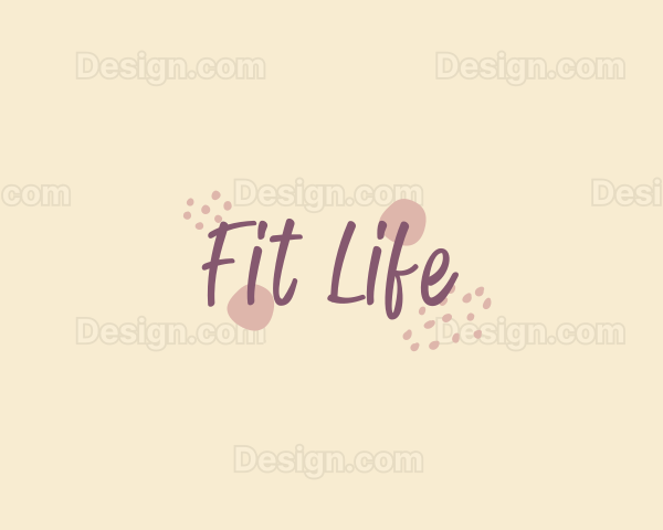 Cute Girly Wordmark Logo