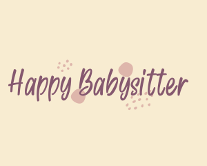 Cute Girly Wordmark logo design