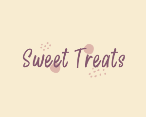 Cute Girly Wordmark logo design