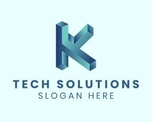 Startup Company Letter K  logo