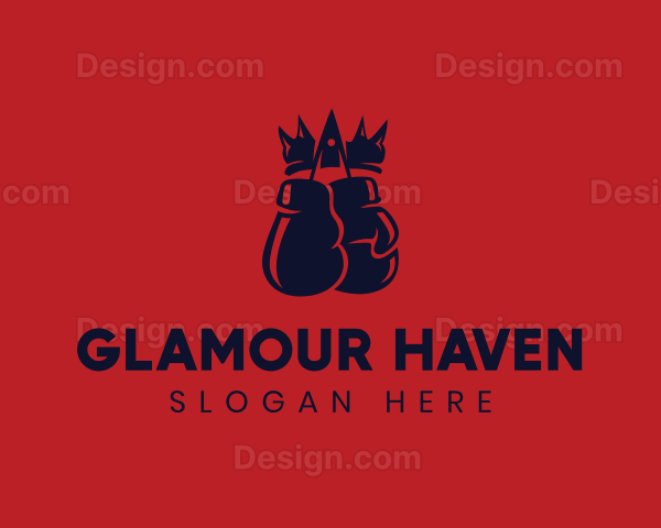 Boxing Glove Crown Logo