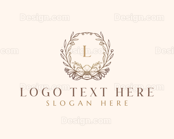 Frame Flower Floral Logo