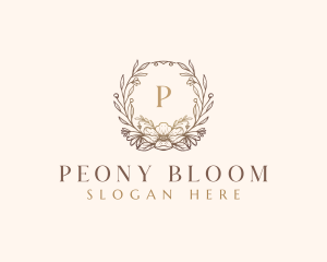 Frame Flower Floral logo design