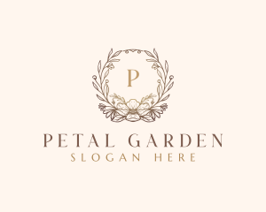 Frame Flower Floral logo design