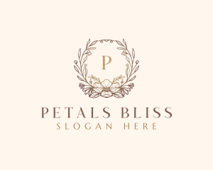 Frame Flower Floral logo design