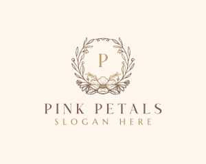 Frame Flower Floral logo design