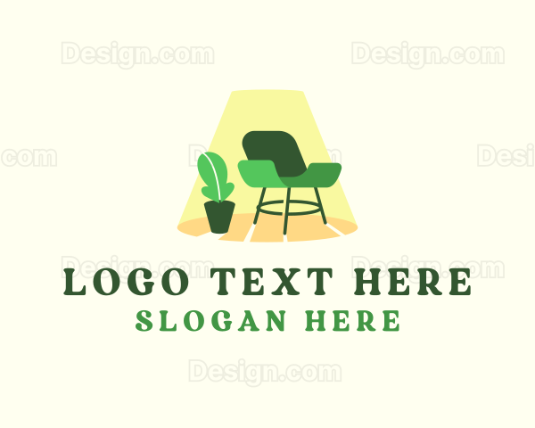 Chair Interior Furniture Logo