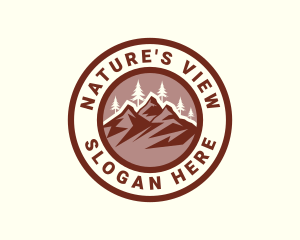 Mountain Summit Scenery logo